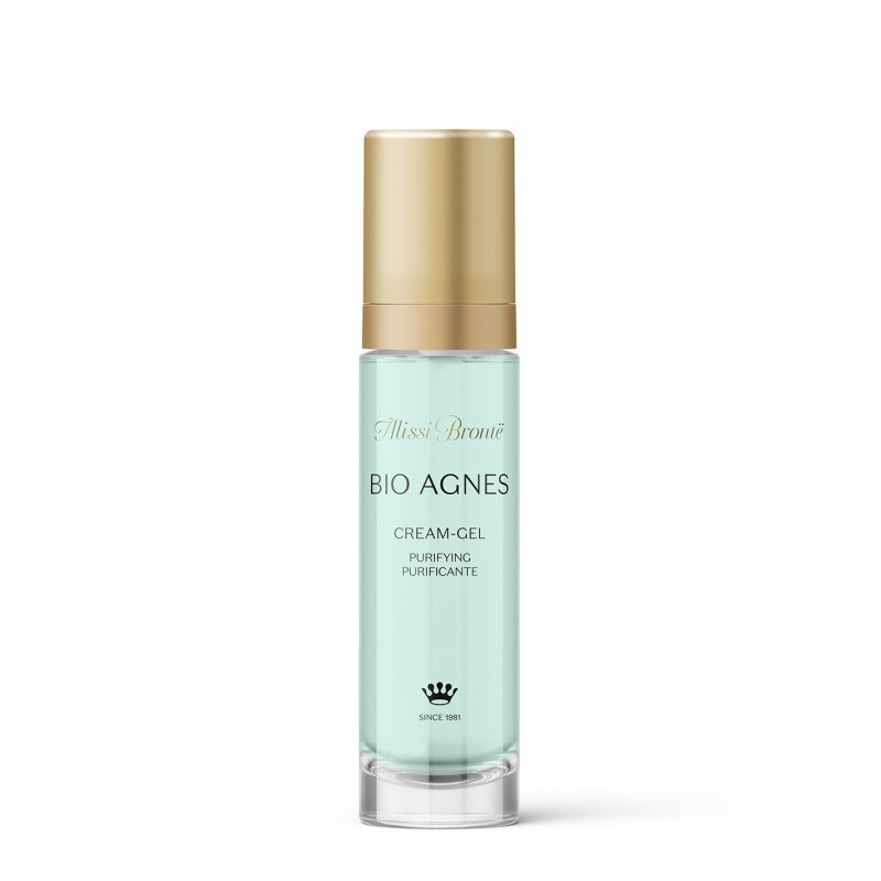 BIO AGNES Crema-Gel Purificante 50ml de Alissi Bronte: fórmula equilibrante que purifica y matifica la piel grasa y mixta